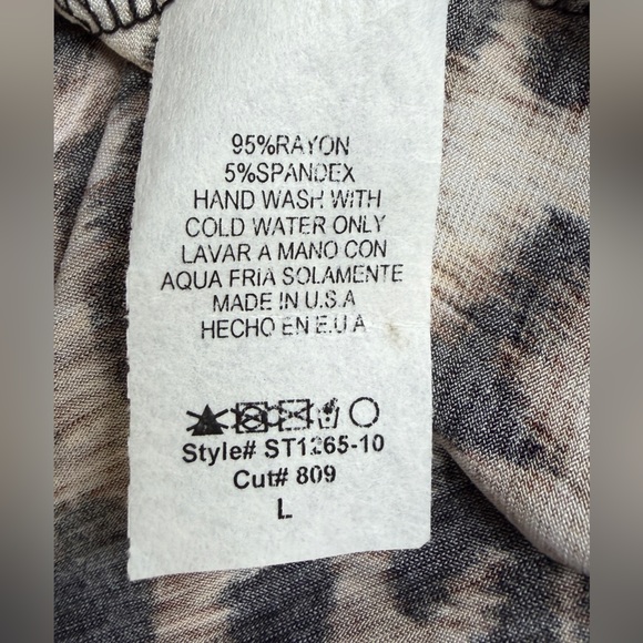 HEIMISH USA Colorblock Leopard Sequin Pocket Top - Picture 5 of 5